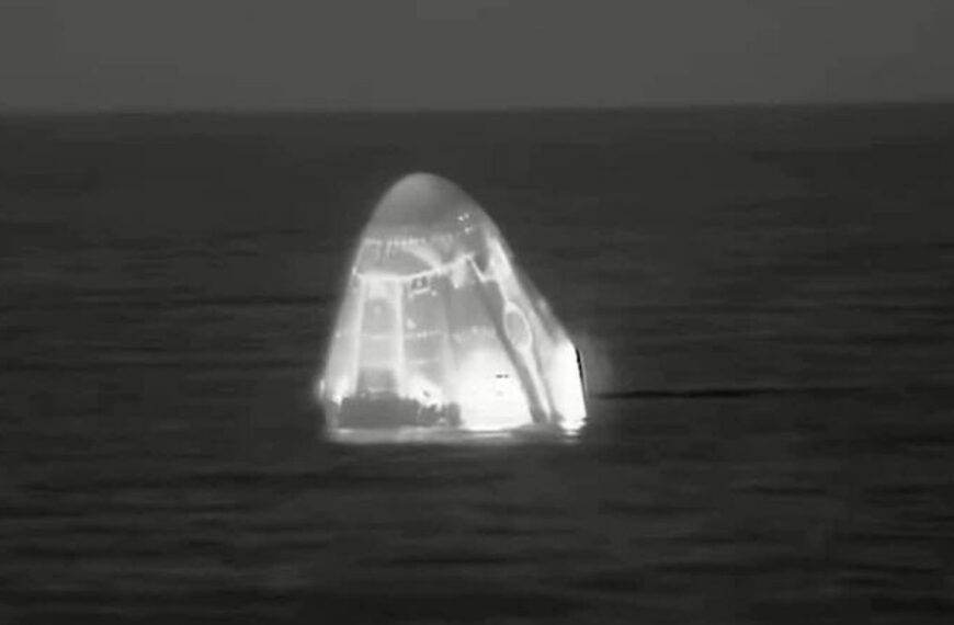 International Space Station astronauts back after first ever emergency return