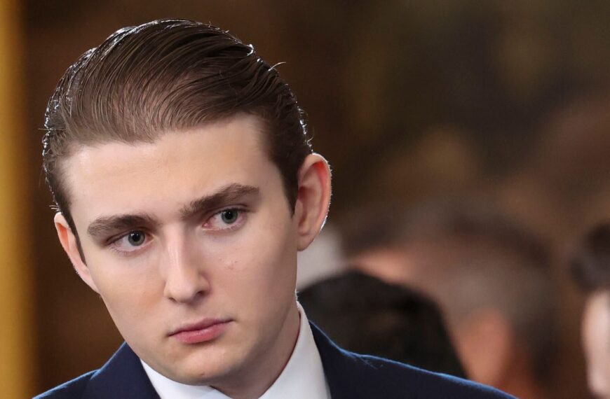 Man guilty of assaulting woman after Barron Trump alerted police