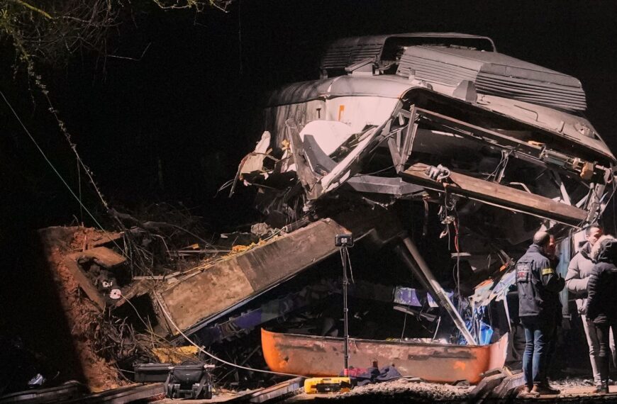 Driver killed and 37 injured after train derails near Barcelona