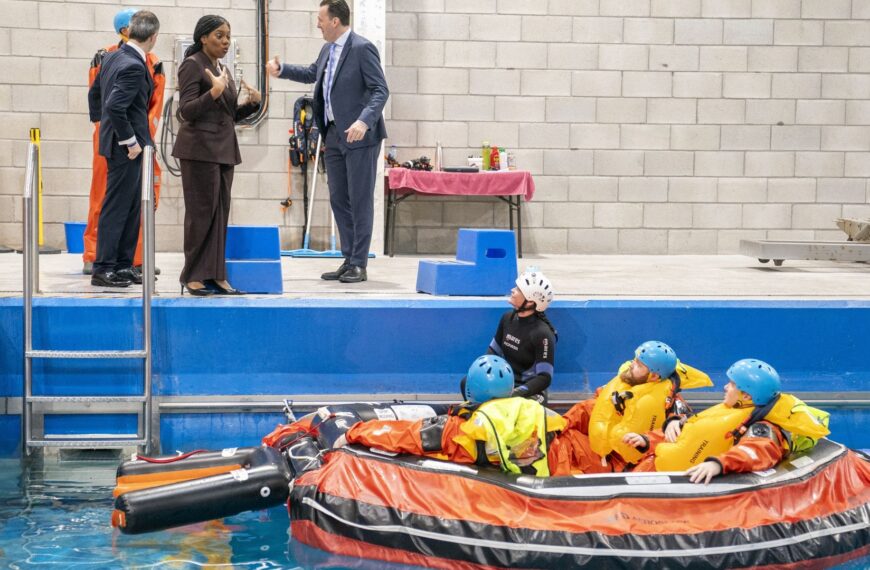 Life raft backdrop a baffling choice for Kemi Badenoch’s Aberdeen visit given latest defection