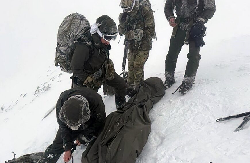 Marines on training exercise rescue stranded climber in freezing conditions on Ben Nevis