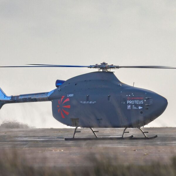 Royal Navy’s first ever full-size self-flying helicopter takes flight