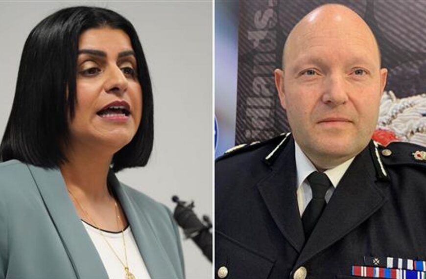 Home secretary Shabana Mahmood says she has no confidence in police chief after Maccabi Tel Aviv football fan ban