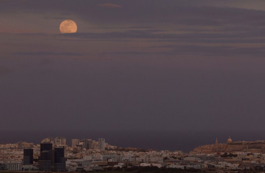 Snow Moon peaks – but there is still time to see it