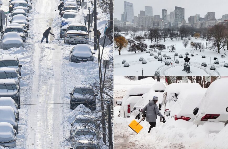 US weather: Thousands of flights cancelled and more than 810,000 homes without power as huge winter storm hits