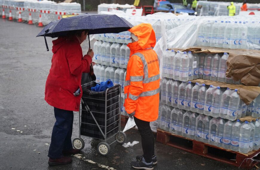 Water company probed after tens of thousands of homes lose supply