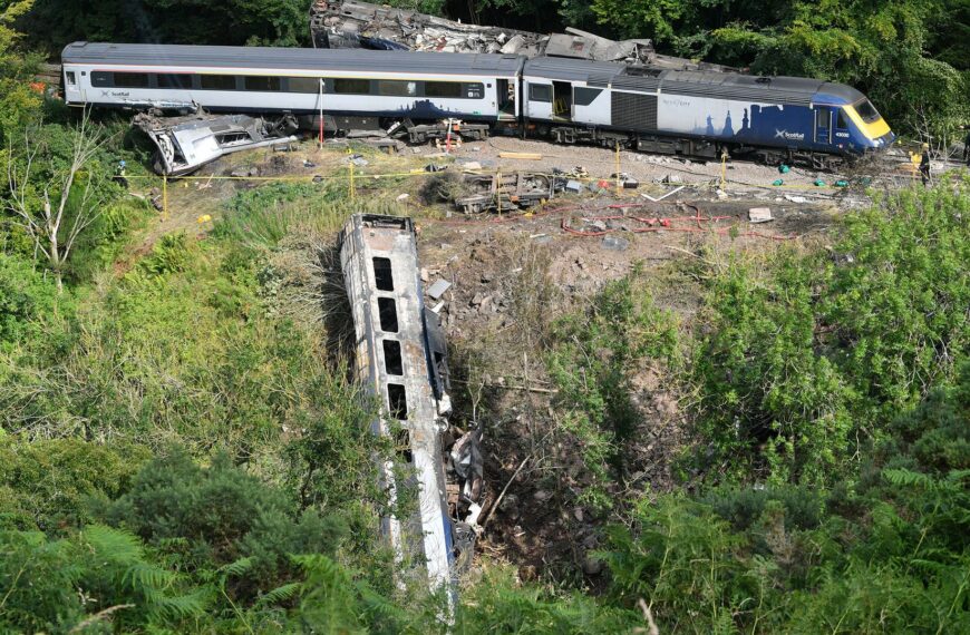 Passenger killed in train crash died on wedding anniversary, accident inquiry hears