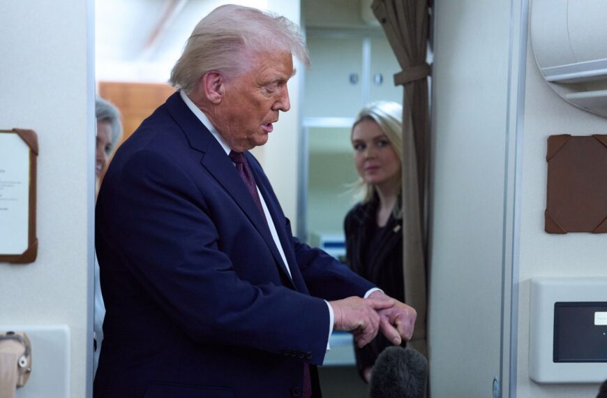 Donald Trump claims he caused large bruise on hand by ‘clipping it’ on table