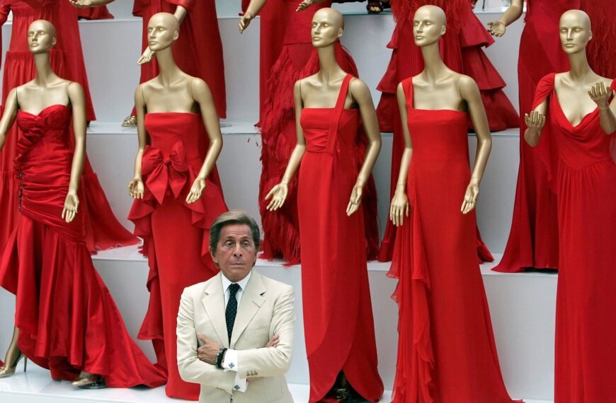 Italian fashion designer Valentino dies