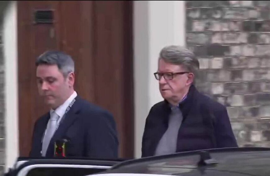 Mandelson’s lawyers say his arrest due to ‘baseless’ flight risk claim