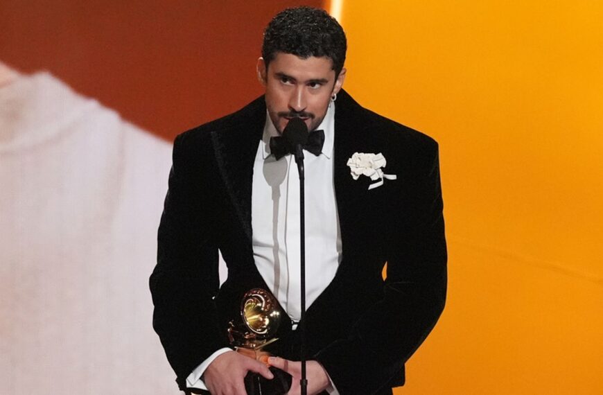 Grammy winners Bad Bunny, Billie Eilish and Olivia Dean hit out at ICE as they accept awards