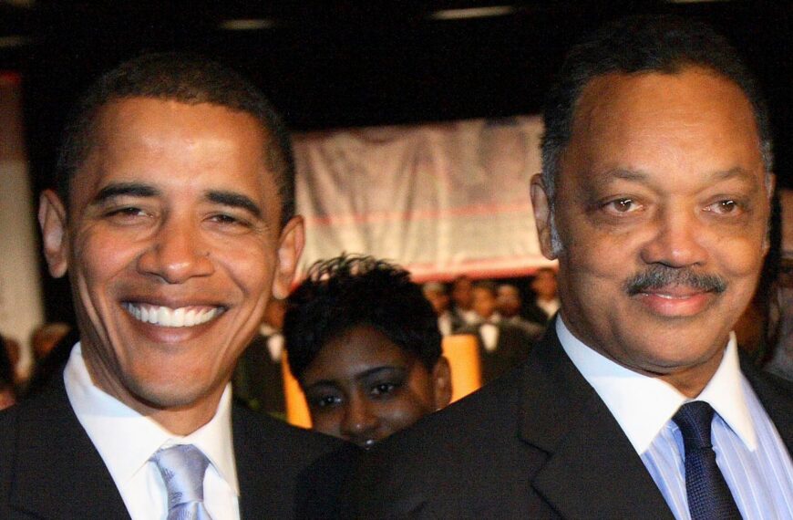 Barack Obama pays tribute to ‘true giant’ Jesse Jackson – after Donald Trump’s swipe at ex-president
