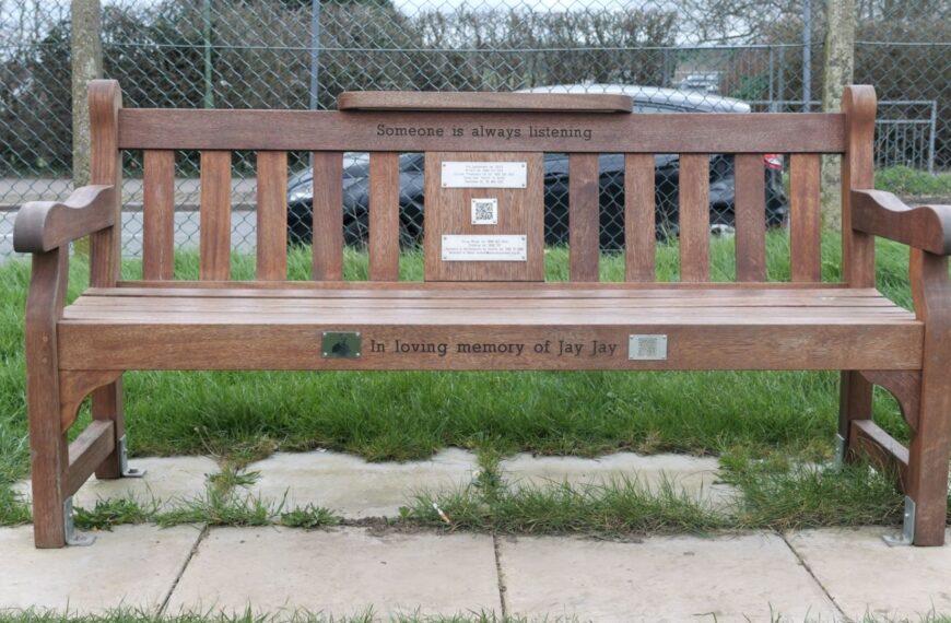Mental health benches: A simple idea helping people through ‘a very dark place’