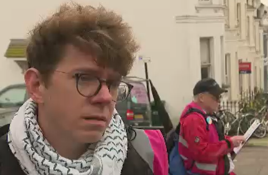 The English city where volunteers go door-to-door asking people to stop buying Israeli products