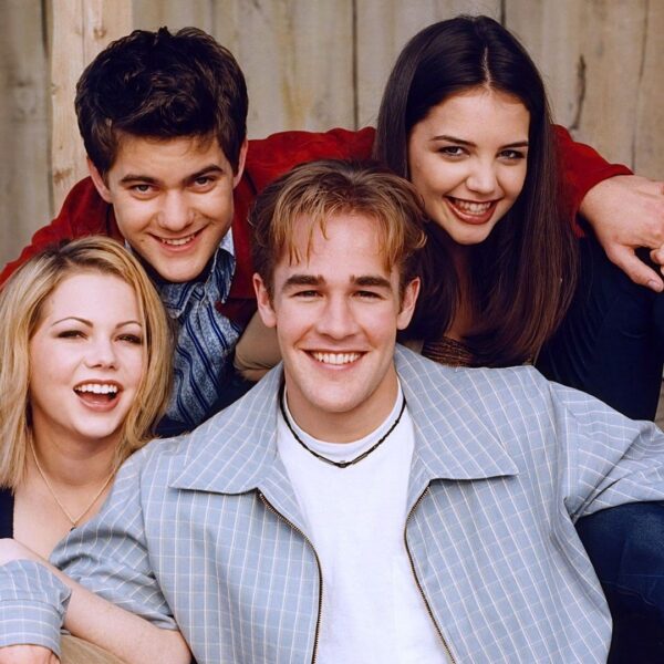 Katie Holmes pays tribute to Dawson’s Creek co-star James Van Der Beek