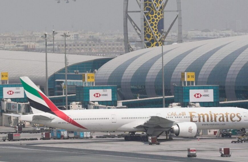 One dead and others injured at Abu Dhabi and Dubai airports – as missile threat grounds flights
