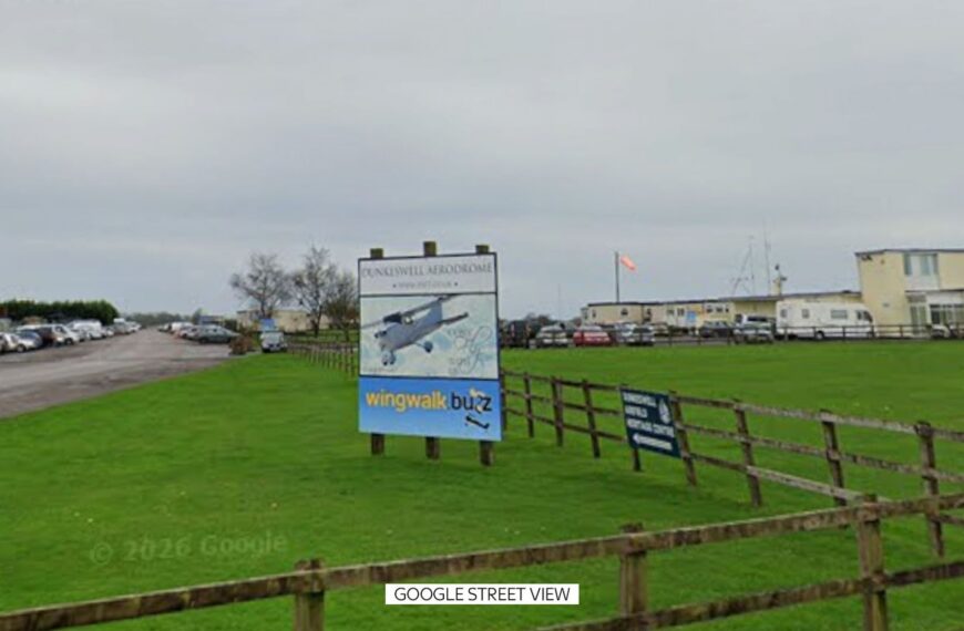 Skydiver dies after jump in Devon