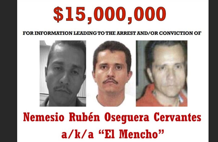 Mexican drug lord ‘El Mencho’ killed in military operation – sparking retaliatory violence