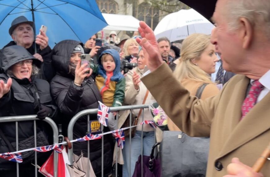 King dodging heckler question on Andrew will frustrate those who want him to say more