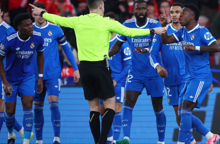 UEFA investigating alleged racist abuse directed at Real Madrid’s Vinicius Junior