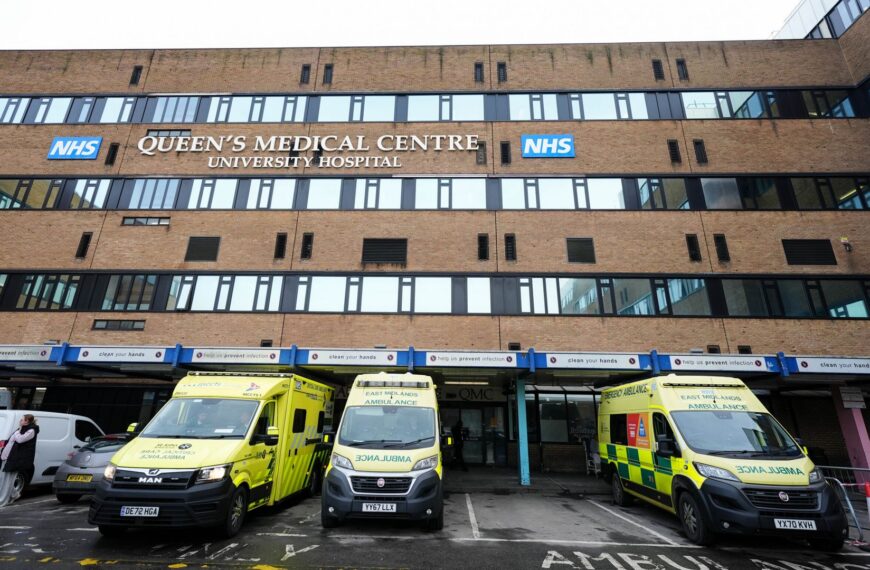 ‘Critical incident’ declared at Nottingham University Hospitals