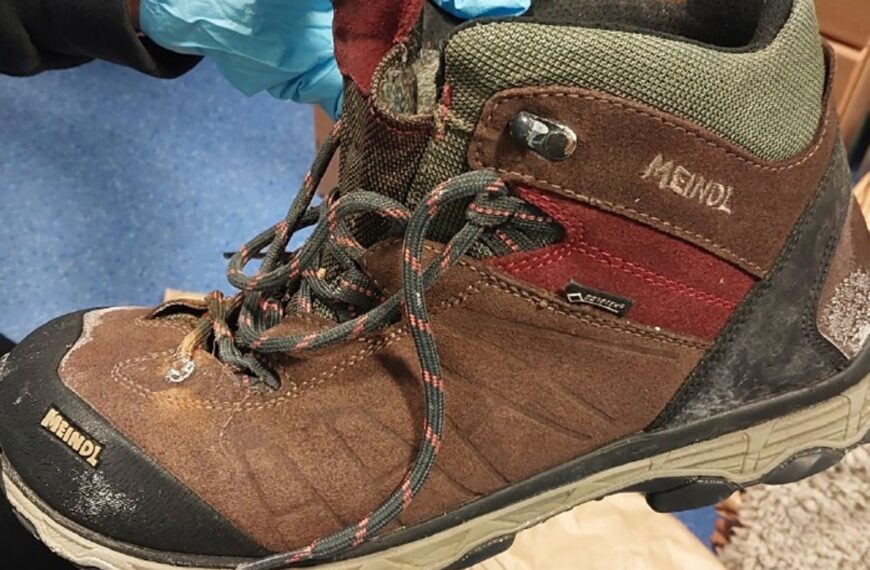 Picture of ‘rare’ boot released as police try to identify woman’s body found off Iona coast