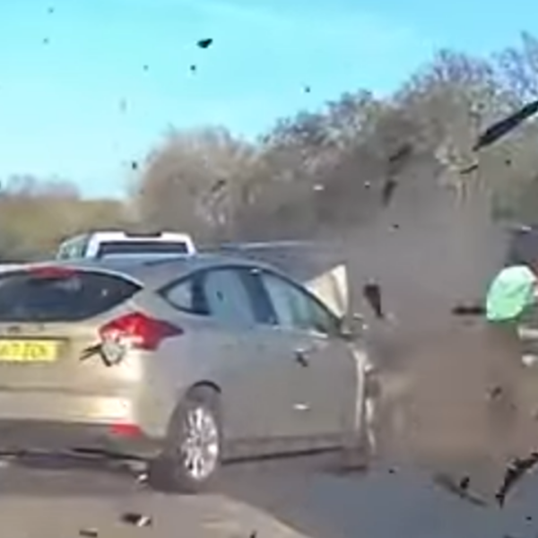 Driver who crashed while gambling on mobile is jailed after pregnant woman suffered premature birth