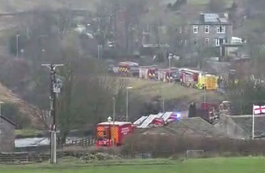 Two people die after light aircraft crash in Greater Manchester