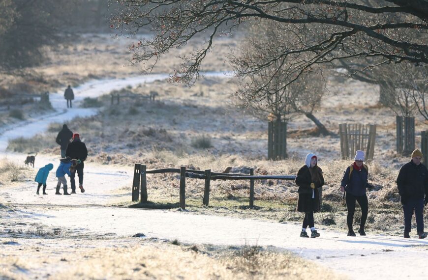 Ice warnings issued for parts of England, Wales and Northern Ireland