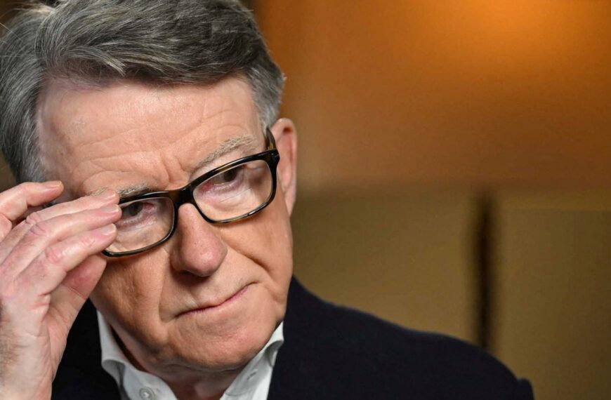 Criminal investigation launched into Peter Mandelson