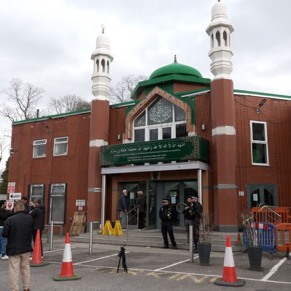 Sir Keir Starmer ‘concerned’ after man with axe arrested at mosque