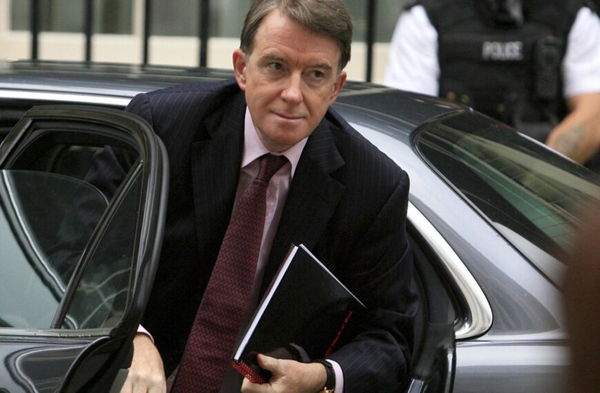 Mandelson’s assistant sent Epstein government speech before it was delivered