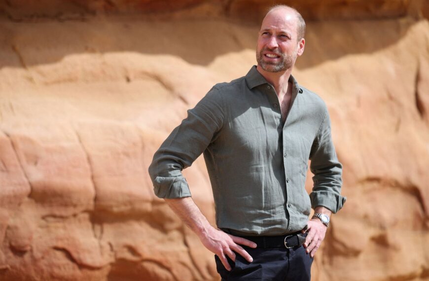 Prince William’s first tour of Saudi Arabia ends with nature reserve visit