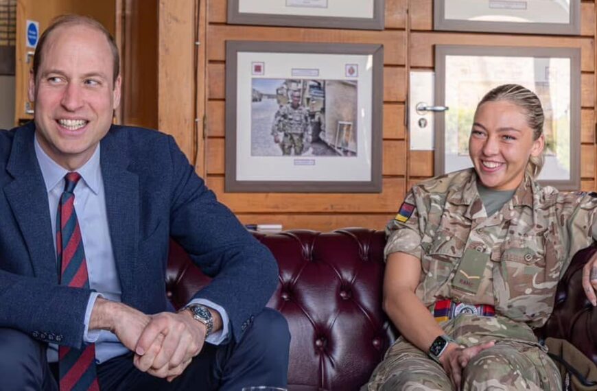 Prince William pays tribute to TikToker army medic following her death aged 25