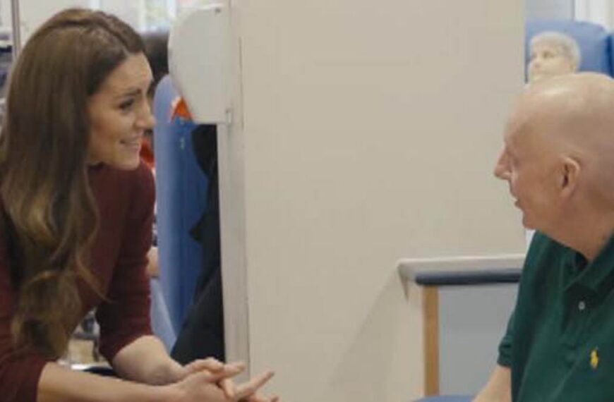 Kate describes cancer journey in personal video message