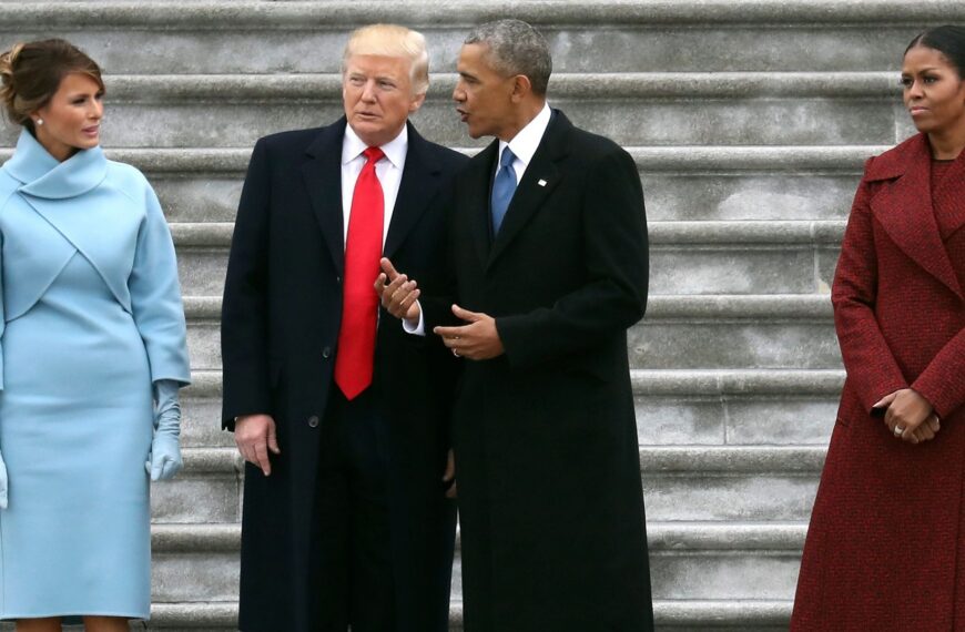 Donald Trump accused of ‘disgusting behaviour’ after sharing image of Obamas as apes