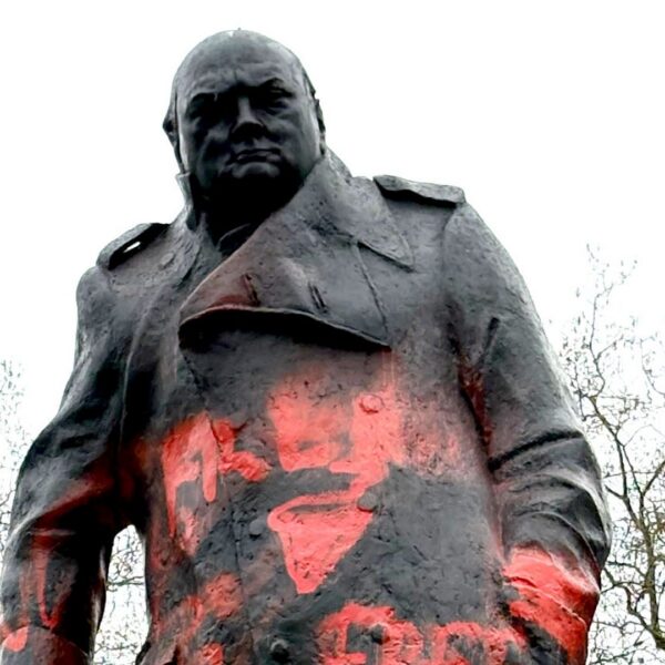 Man charged over graffiti on Sir Winston Churchill statue in Parliament Square