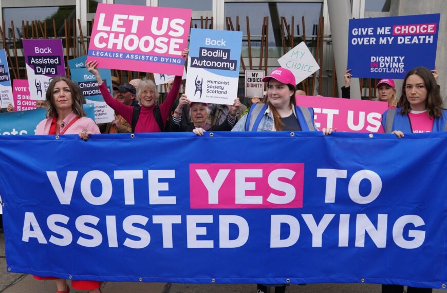 MSPs to vote on assisted dying bill for terminally ill adults in Scotland