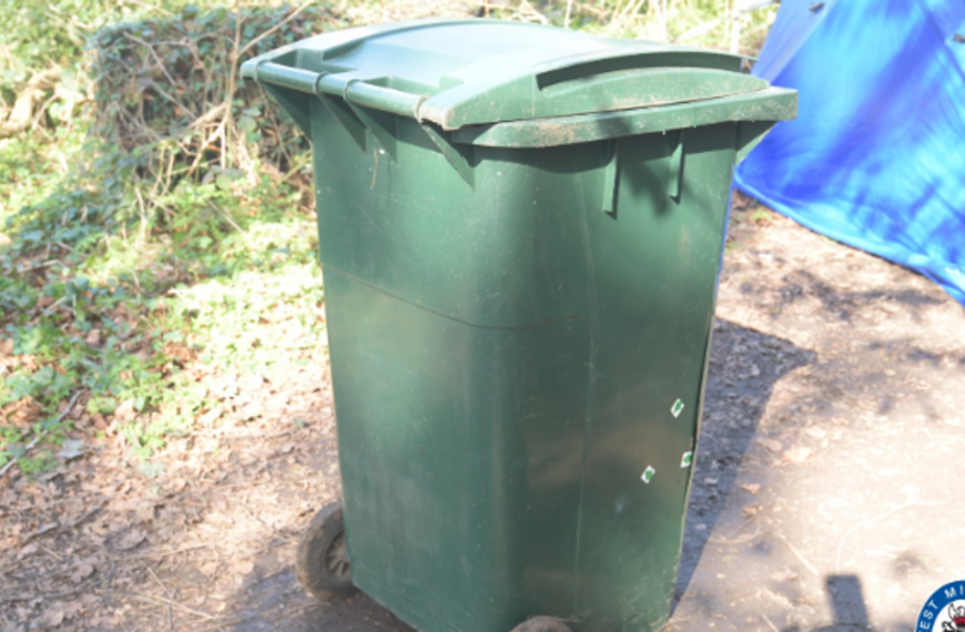 Three arrested after man’s body found in wheelie bin