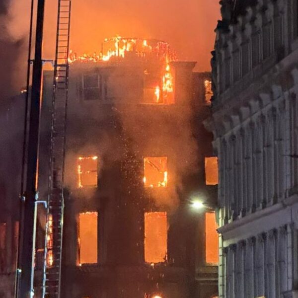 Huge fire shuts Scotland’s busiest train station indefinitely