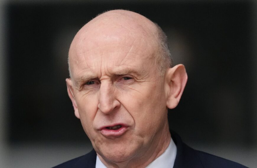 Defence secretary reveals details of UK’s Middle East operations – including taking down Iran drones