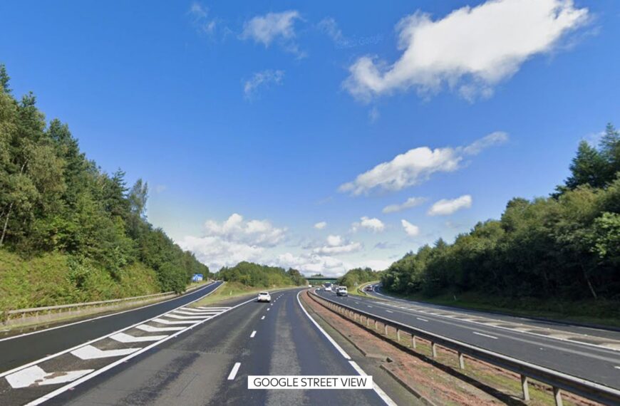 Emergency crews called to 11-vehicle crash on motorway – five people taken to hospital