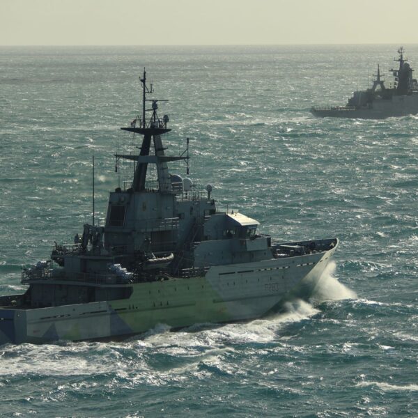 Navy monitors Russian warship and sanctioned oil tanker in the English Channel