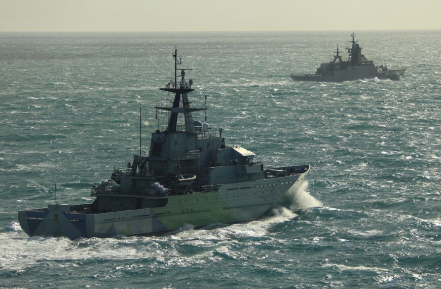 Navy monitors Russian warship and sanctioned oil tanker in the English Channel