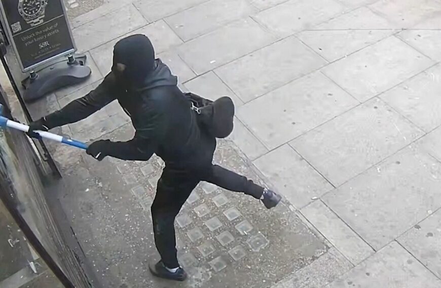 Seven sentenced over series of smash-and-grab raids at luxury London shops