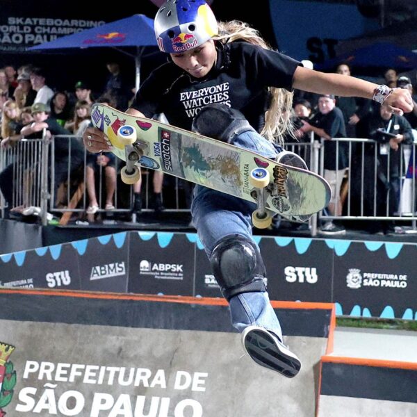 British teen Sky Brown is skateboarding world champion again