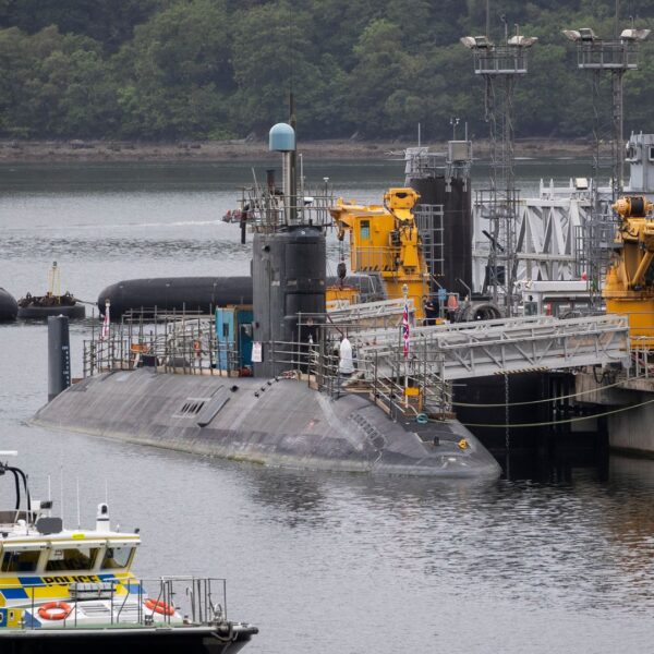 Man and woman arrested after trying to get into Faslane naval base